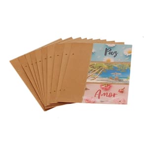 Refil Para Álbum 300/450 10X15 Com 10 Folhas Kraft Rec - R4