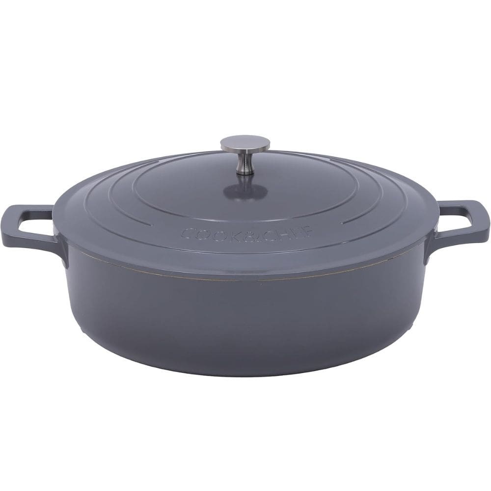 Caçarola Baixa Indução 28cm Com Tampa Cook&chef Mimo Style