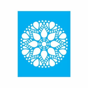Stencil Tamako Mandala - 20X25Cm - Ref 9066