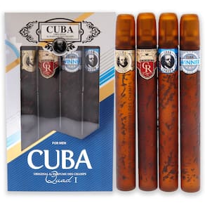 Conjunto de presente masculino Perfume Cuba Quad I Cuba 35 ml Cuba Gold EDT