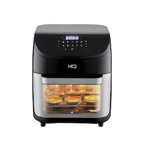 Fritadeira Sem Óleo AirFryer Oven HQ 5 em 1 12 litros Digital Com visor Preta HQ-AFO12LDVG