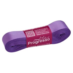 Fita De Cetim Progresso Face Simples, Rolo C- 10m, 22mm, Lilás Lavanda-Cf005.356