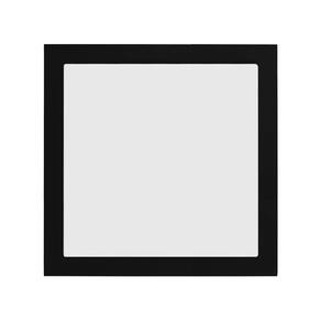 Painel De Led Save Energy Quadrado De Sobrepor 36w Bivolt Jet Black Preto 3000k Luz Amarela