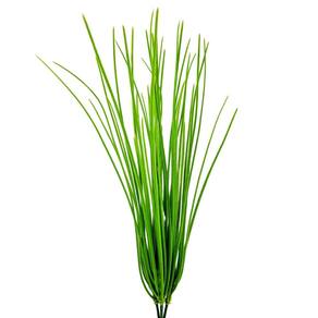Capim Verde Folhagem Silicone 47X15Cm Planta Artificial