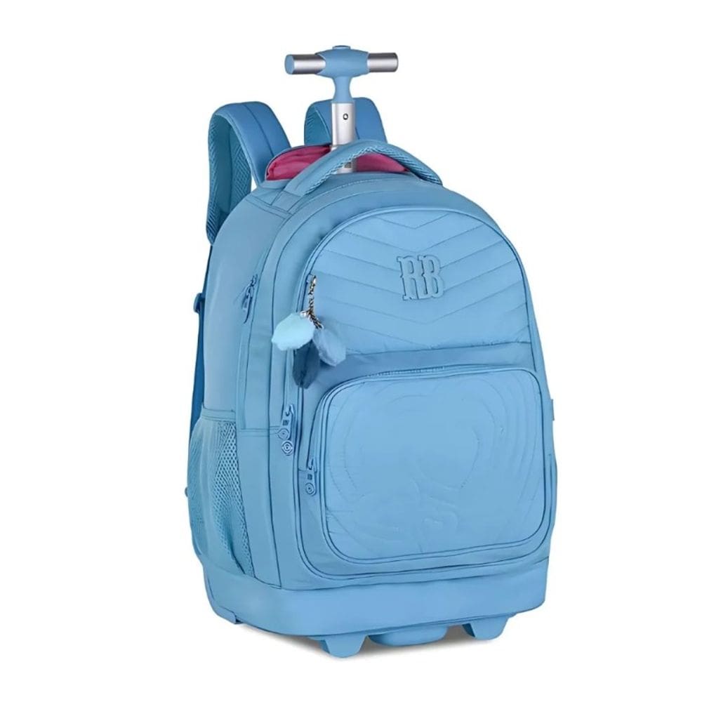 Mochila de Rodinhas Rebecca Bonbon Escolar Juvenil Soft RB24673
