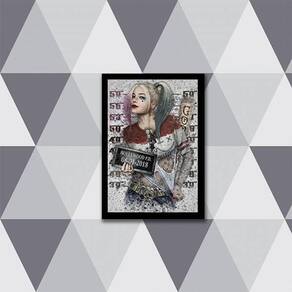 Quadro Decorativo Arlequina 24X18Cm