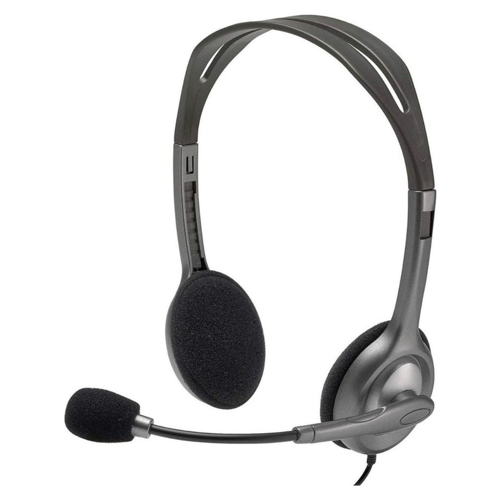 Fone De Ouvido Mic Logitech H111 Plug 3,5mm P/ Smart/tablet