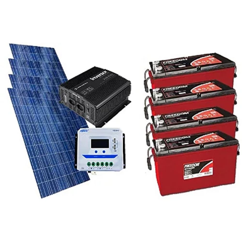 Kit Gerador De Energia Solar Off Grid 600Wp