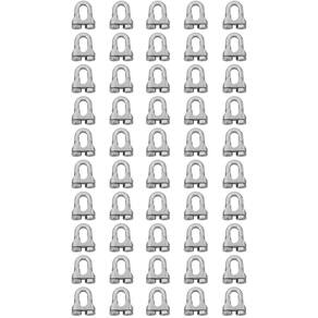 Clips Grampo Cabo De Aço 1/4`` 1,0003 50 Unidades - Nord