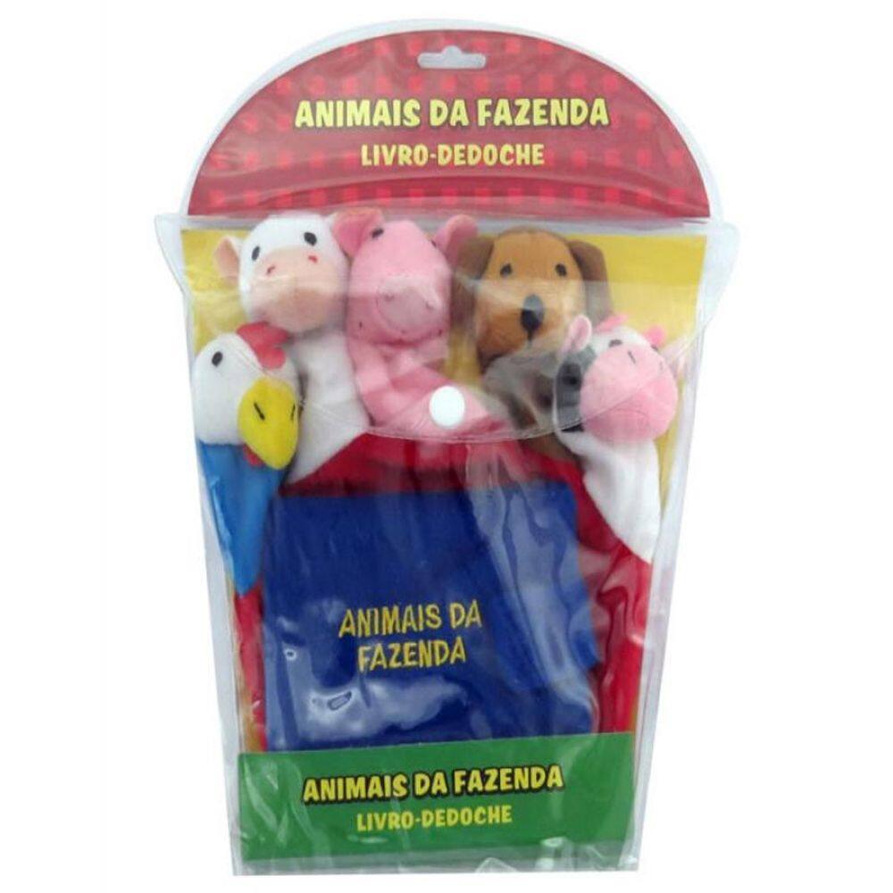 Livro Animais Da Fazenda - Livro-Dedoche