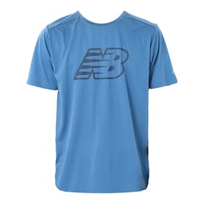 Camiseta New Balance Sport Essentials Printed Azul Masculino