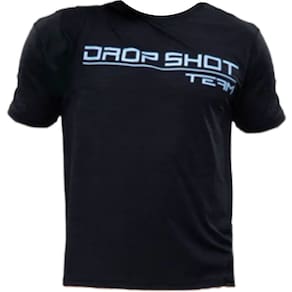 Camiseta Drop Shot Team 3.0 Preta e Azul Masculina