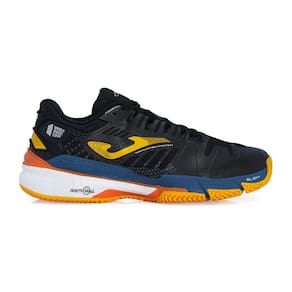Tênis Joma Slam Clay Preto e Laranja