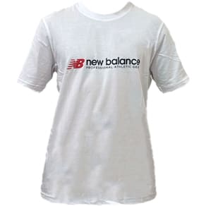 Camiseta New Balance Professional Athletics Branca e Preta Masculino