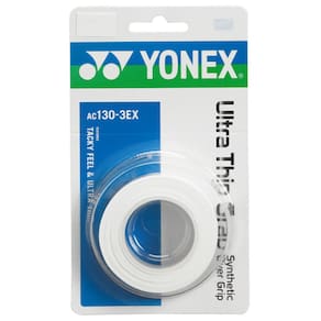 Overgrip Yonex Ultra Thin Grap Com 03 Unidades Branco