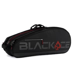 Raqueteira Prokennex Black Ace X12 Preta e Vermelha