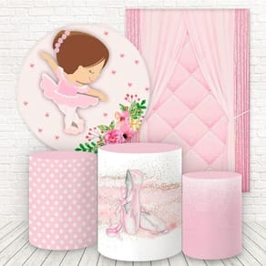 Kit 2 Painéis E Capas 3D Sublimado Bailarina Fkpc-153
