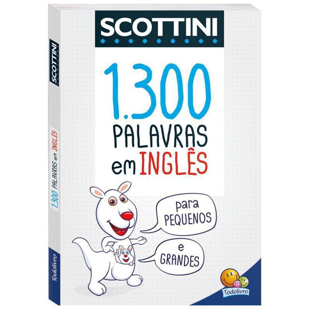 Livro Scottini 1300 Palavras Em Inglês
