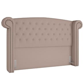 Cabeceira Cama Casal 140cm Provença P02 Linho Bege Cru - Mpozenato