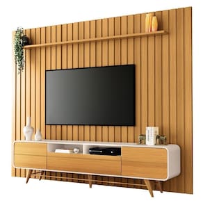 Painel 85 Pol One E Bancada áureo H01 Off-cinamomo - Mpozenato