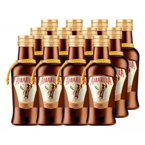 Kit 12 Unidades Mini Licor Amarula 50ml Miniatura Mini Garrafa