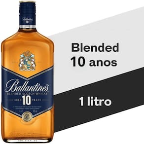 Whisky Ballantines 10 Anos Garrafa 1000 ml