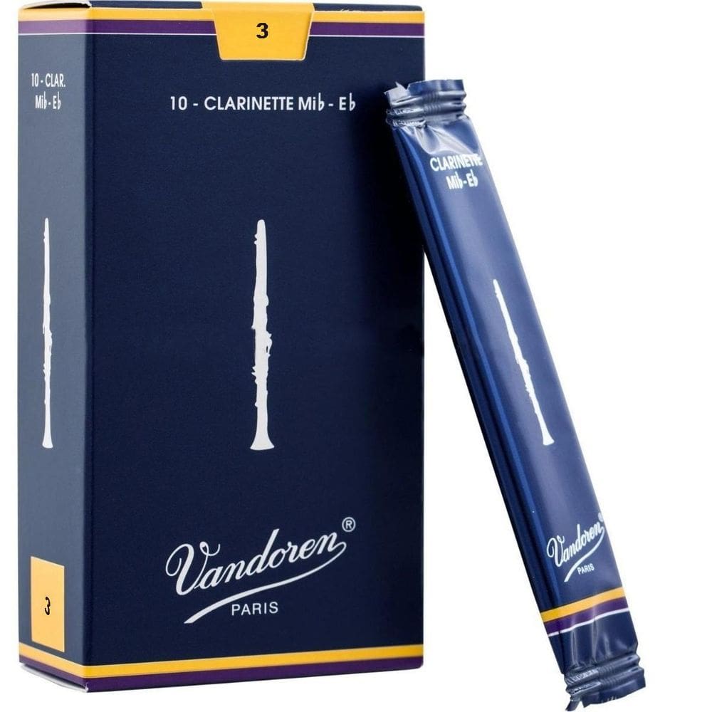 Palheta Vandoren Tradicional Nº 3 Para Clarinete Mib