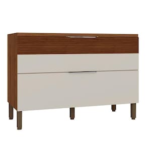 Balcão De Cozinha 120cm 1 Porta Dora K02 Nogueira-off - Mpozenato
