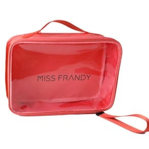 Necessaire De Maquiagem G Grande, Prática E Sofisticada Miss Frandy Laranja