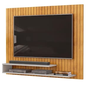 Painel 55 Pol 134cm Ripado David D04 Cedro-bali - Mpozenato
