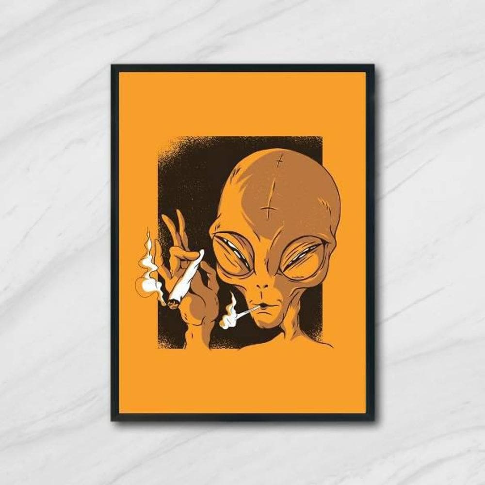Quadro Decorativo Smoke E.T 33X24Cm