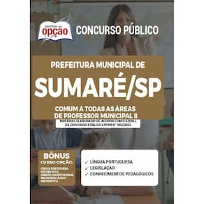 Apostila Concurso Sumaré Sp - Comum Professor Municipal 2