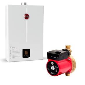 Kit Aquecedor 22L GN + Bomba Pressurizadora 120W 127V Rheem