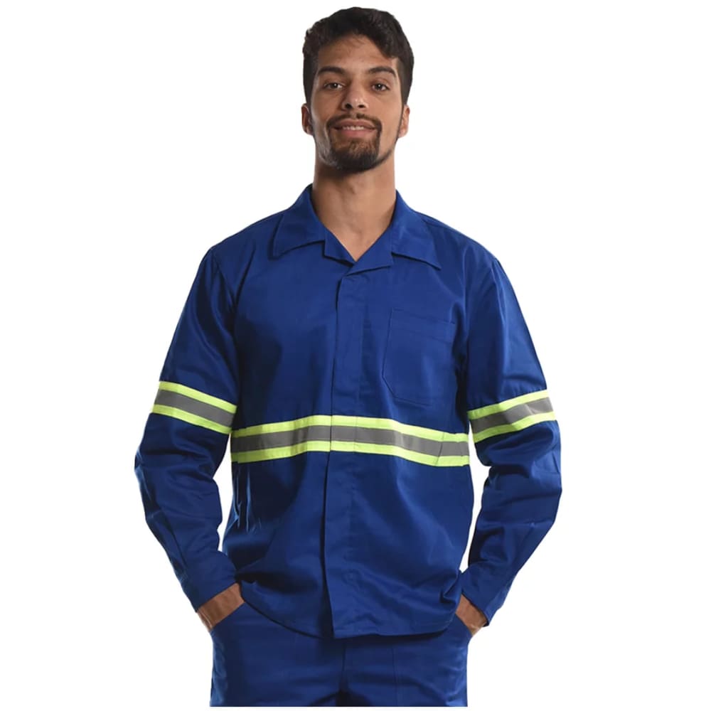 Camisa Antiácido Repente Agentes Químicos Azul Royal