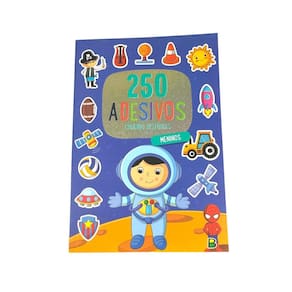 Livro Infantil 250 Adesivos Para Meninos Criando Histórias