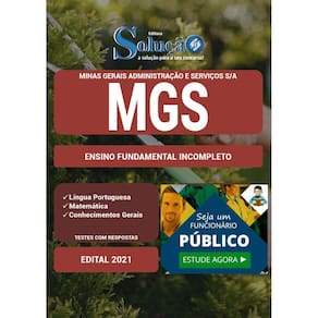 Apostila Concurso Mgs Mg - Ensino Fundamental Incompleto