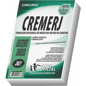 Apostila Cremerj - Assistente Jurídico