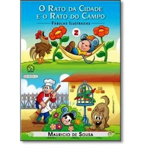 Livro Rato Da Cidade E O Rato Do Campo - Fábulas Ilustradas