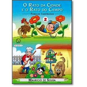 Livro Rato Da Cidade E O Rato Do Campo - Fábulas Ilustradas
