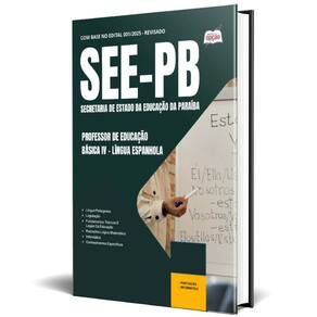 Apostila See Pb 2025 Professor Educação Básica Iv Língua