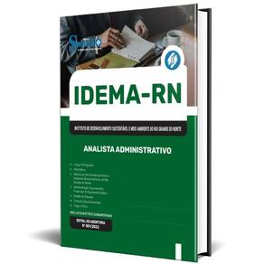 Apostila Idema Rn 2025 - Analista Administrativo
