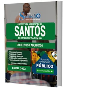 Apostila Concurso Prefeitura Santos SP - Professor Adjunto I