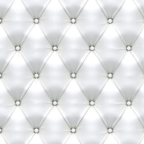 Papel De Parede Couro Branco Prata Autocolante Sala E Quarto