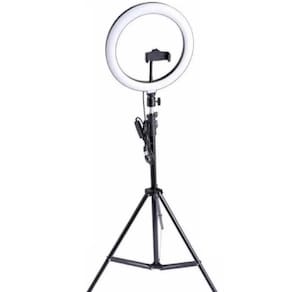 Ring Light Iluminador 10 Polegadas Com Tripé De 2,00 Metros