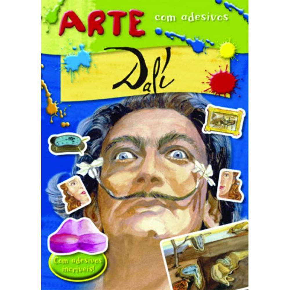 Livro Dali - Arte Com Adesivos