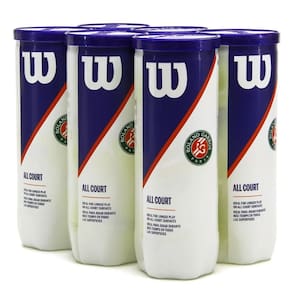 Bola de Tênis Wilson Roland Garros Pack Com 06 Tubos