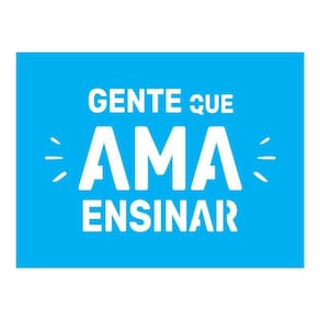 Stencil Tamako Gente Que Ama Ensinar - 15X20 - Ref A3239