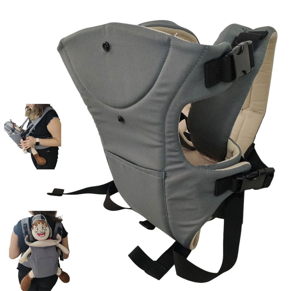 Canguru Carregador Criança Bebe Sentado Viagem Passeio Bolso Alça Ajustavel Seguro Confortavel Macio Resistente