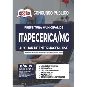 Apostila Concurso Itapecerica Mg Auxiliar De Enfermagem Psf