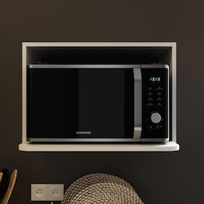 Nicho Aéreo de Cozinha em MDF para Micro-ondas 60cm Multimóveis CR20435
